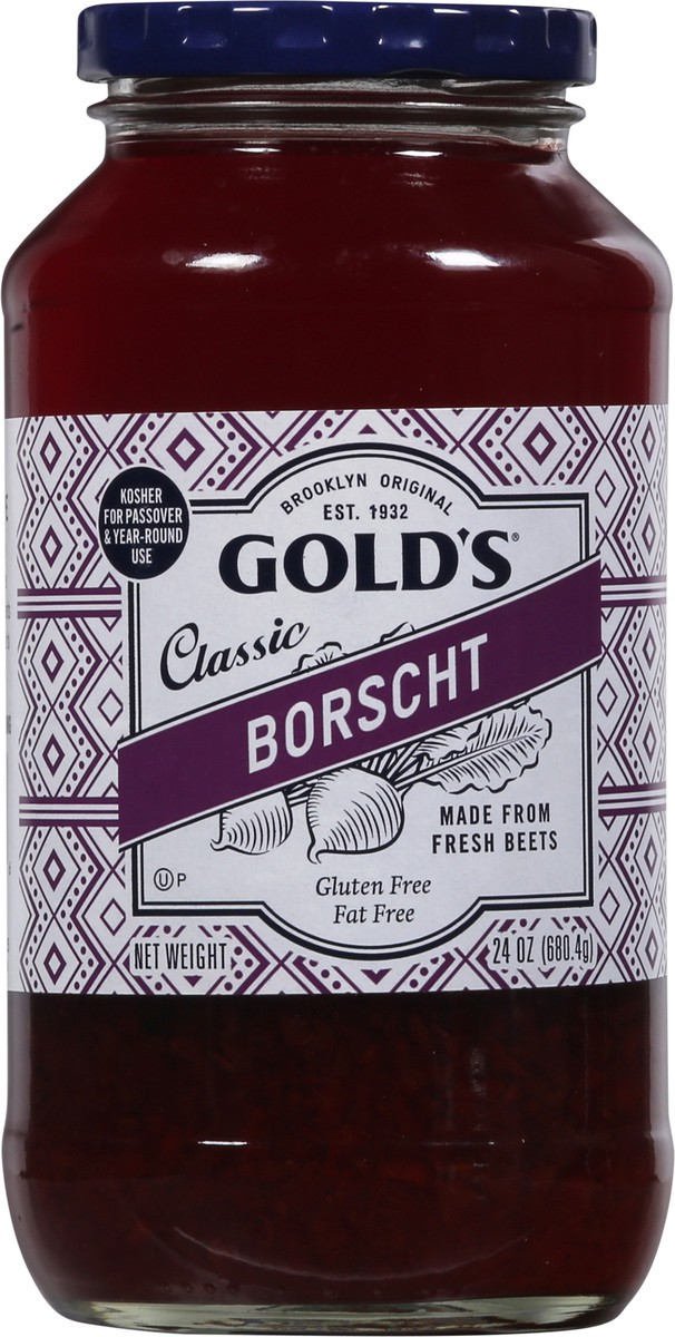 slide 5 of 9, Gold's Soup Borscht, 24 oz