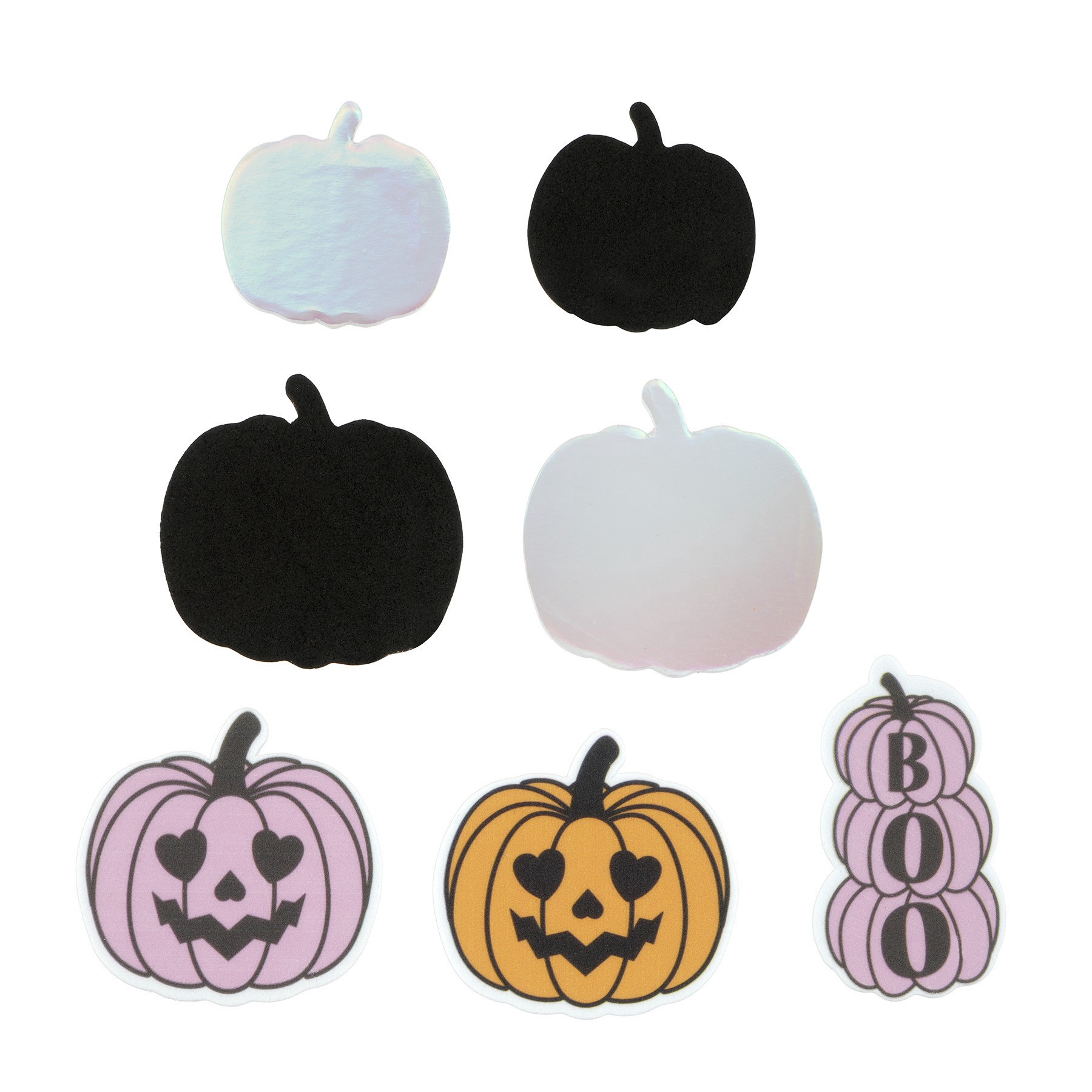slide 2 of 2, Sweet & Spooky Pumpkin Foam Stickers By Creatology, 5.5 in x 8 in x 1.5 in
