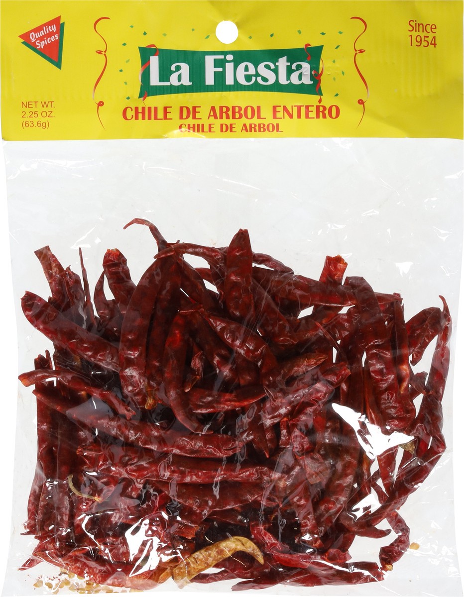 slide 8 of 11, La Fiesta Chile De Arbol 2.25 oz, 2.25 oz