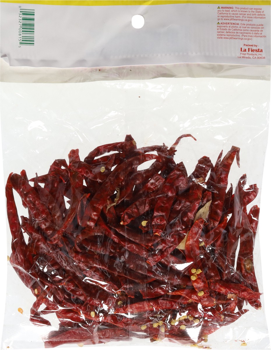 slide 9 of 11, La Fiesta Chile De Arbol 2.25 oz, 2.25 oz