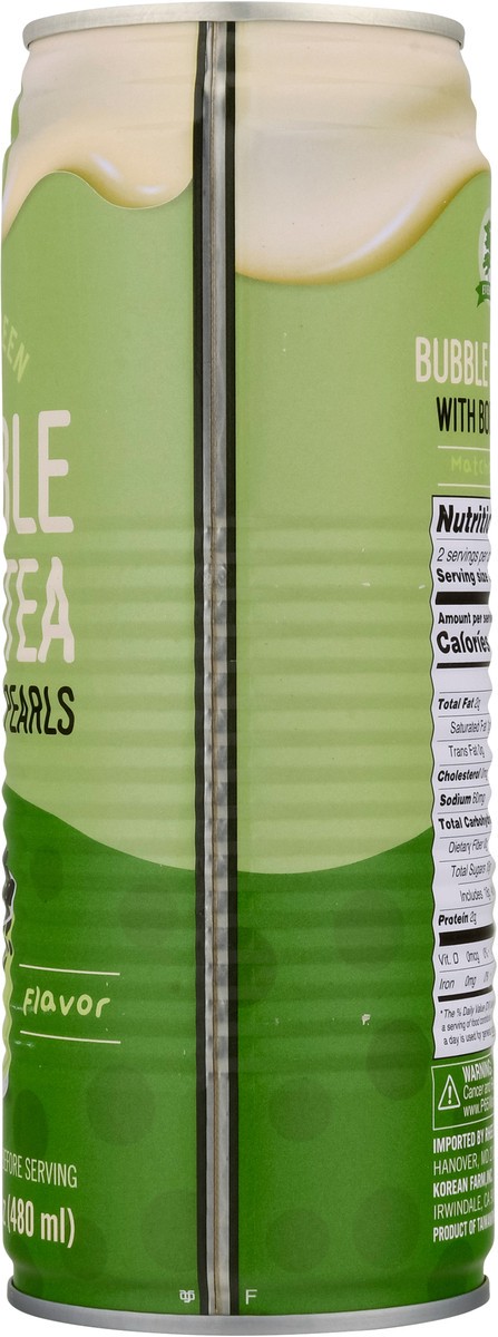slide 8 of 13, Evergreen Matcha Flavor Bubble Milk Tea with Boba Pearls 16.2 fl oz, 16.2 fl oz