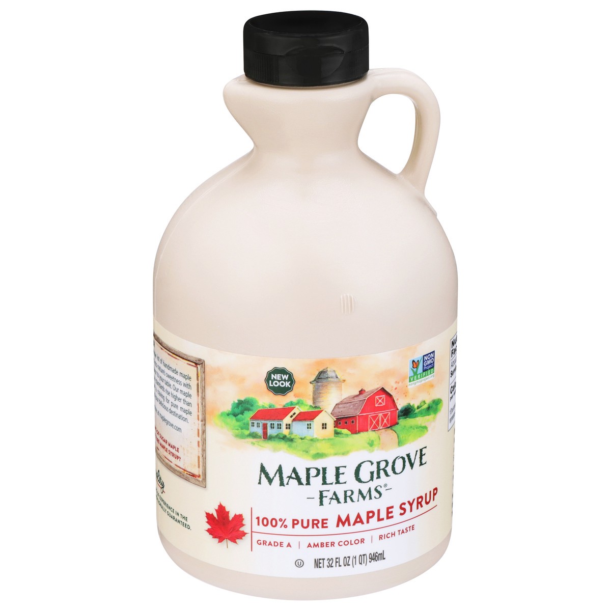 slide 5 of 11, Maple Grove Farms Maple Syrup, 32 fl oz