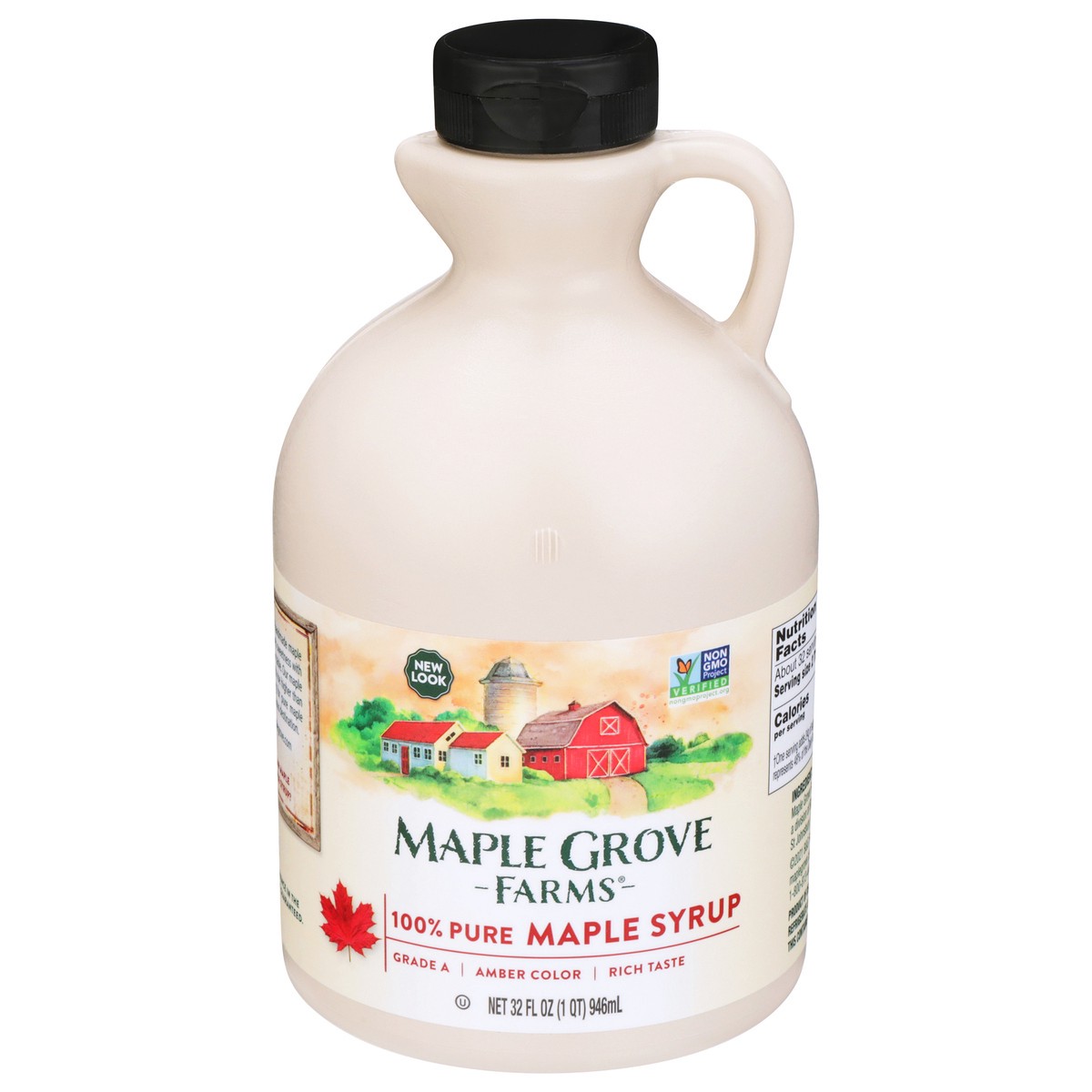 slide 1 of 11, Maple Grove Farms Maple Syrup, 32 fl oz