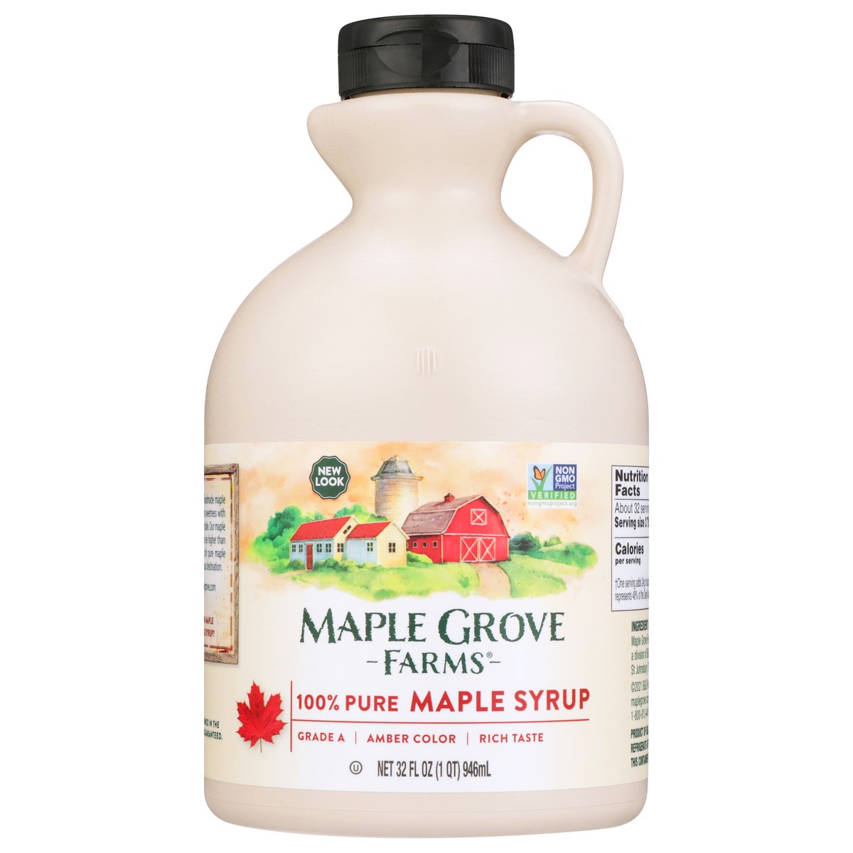 slide 10 of 11, Maple Grove Farms Maple Syrup, 32 fl oz