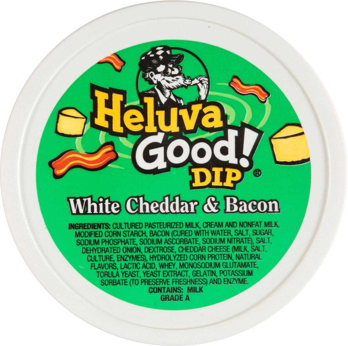 slide 2 of 8, Heluva Good! White Cheddar Bacon Dip, 12 oz, 12 oz