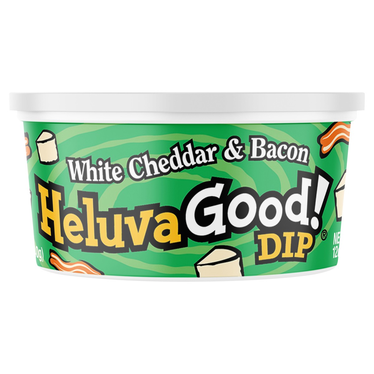 slide 1 of 8, Heluva Good! White Cheddar Bacon Dip, 12 oz, 12 oz