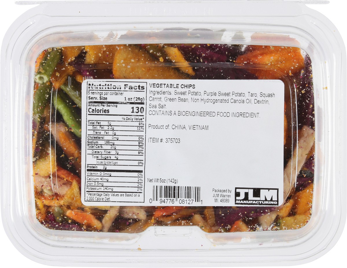 slide 3 of 12, JLM Manufacturing Vegetable Vegetable Chips - 5 oz, 5 oz