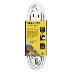 Stanley CordMax Outlet Indoor Extension Cord White 9 Feet