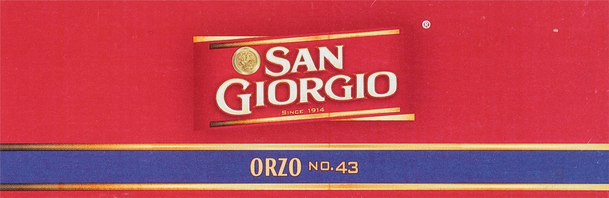 slide 4 of 9, San Giorgio No. 43 Orzo 16 oz, 16 oz