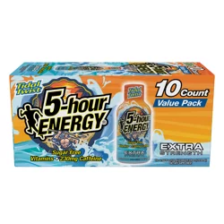 5-hour ENERGY, Extra Strength, Tidal Twist, 10 Pack, 1.93 oz.