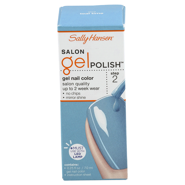 slide 1 of 5, Sally Hansen Salon Pro Gel Polish Teal Time, 1 ct