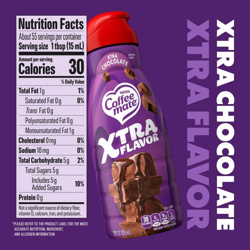 slide 4 of 6, Coffee mate Xtra Flavor Chocolate Swirl Creamer- 32 oz, 28 fl oz