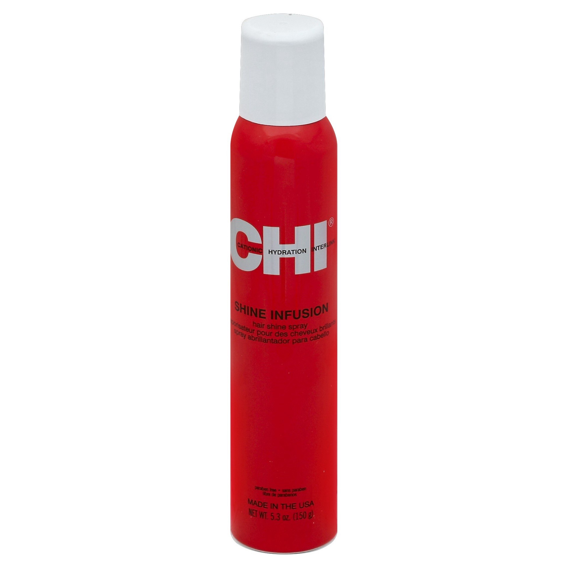 slide 1 of 1, CHI Shine Infusion Thermal Polishing Spray, 5.3 oz