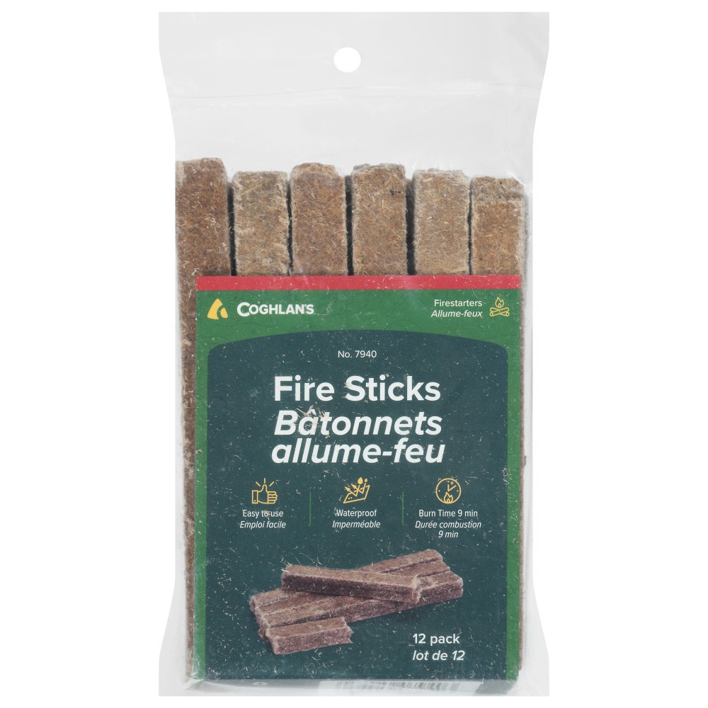 slide 2 of 2, Coghlan's Waterproof Fire Sticks, 12 ct