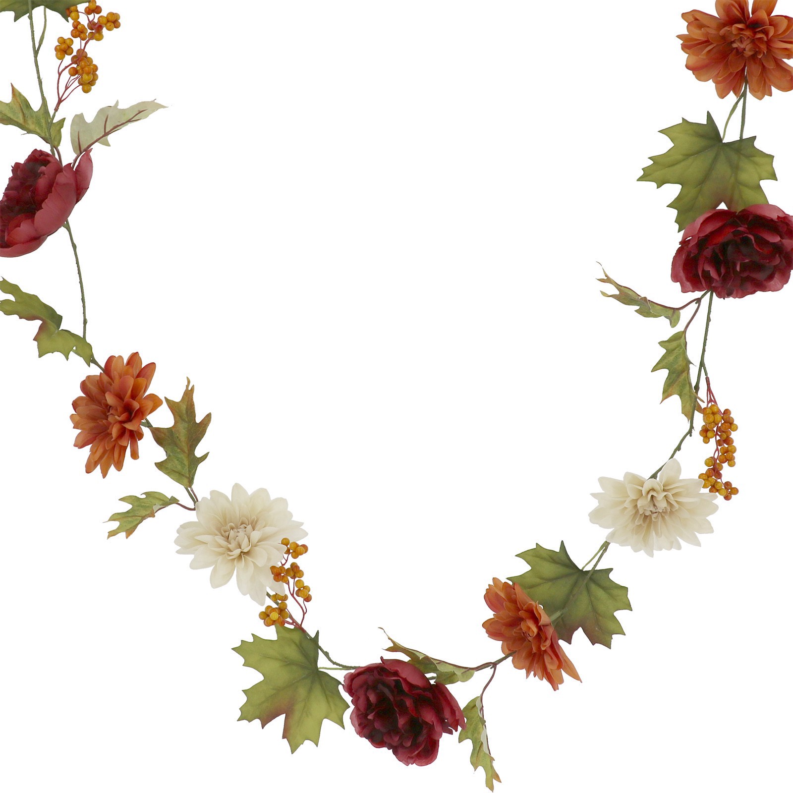 slide 2 of 2, 6ft. Dahlia Garland By Ashland, 6 ft