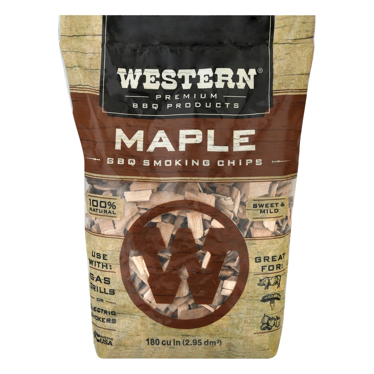 slide 5 of 11, Western Maple BBQ Smoking Chips 1 ea, 1 ct