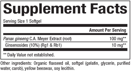 slide 2 of 2, Natural Factors Panax Ginseng Dietary Supplement, 60 ct