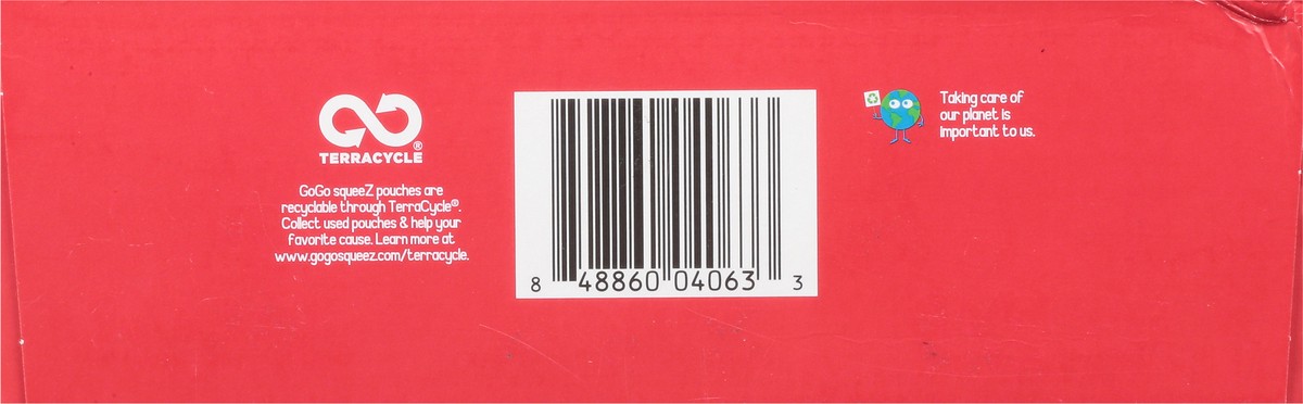 slide 8 of 9, GoGo squeeZ yogurtZ Low fat Strawberry Yogurt Snack Pouches, 3 oz (10 Pack), 10 ct