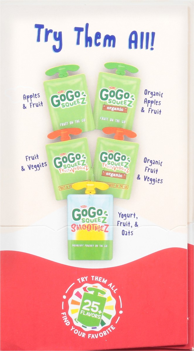 slide 5 of 9, GoGo squeeZ yogurtZ Low fat Strawberry Yogurt Snack Pouches, 3 oz (10 Pack), 10 ct