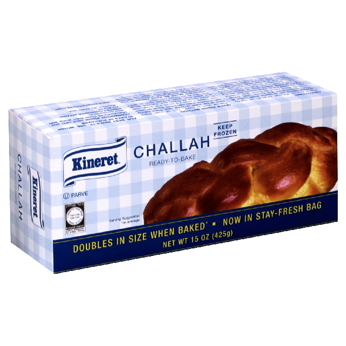 slide 1 of 4, Kineret Challah Bread, 15 oz