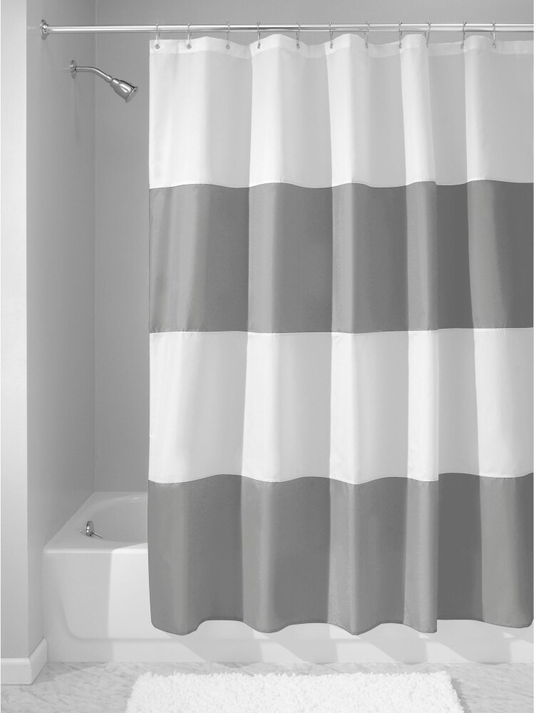 slide 1 of 1, HD Designs Zeno Stripe Shower Curtain - Cloudburst, 1 ct