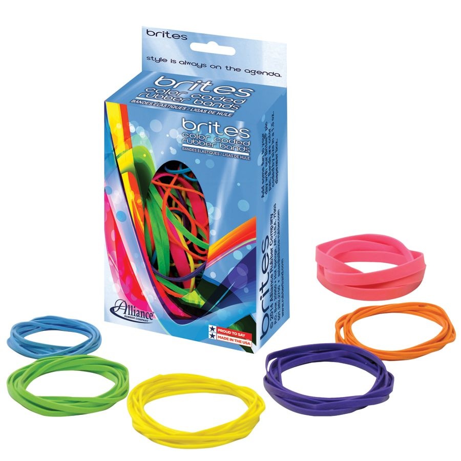 slide 4 of 4, Alliance Brites Pic Pac Rubber Bands, Assorted Sizes/Colors, 1.5 Oz, 1 ct