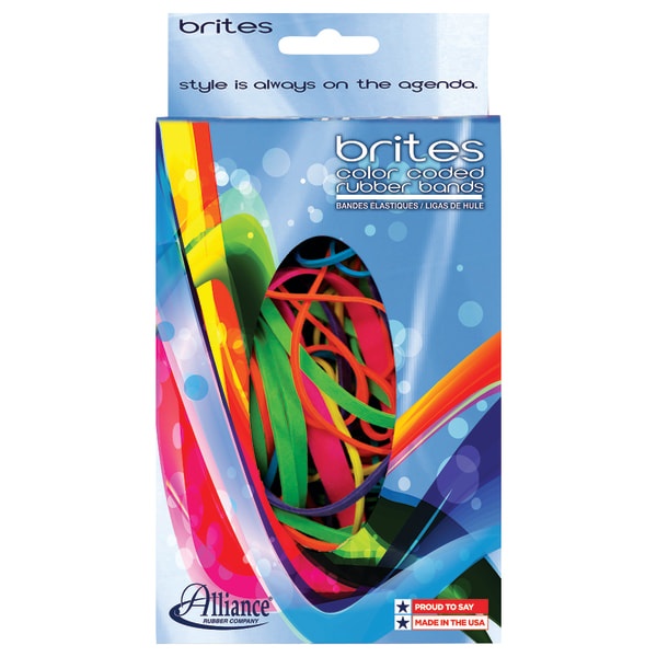 slide 1 of 4, Alliance Brites Pic Pac Rubber Bands, Assorted Sizes/Colors, 1.5 Oz, 1 ct
