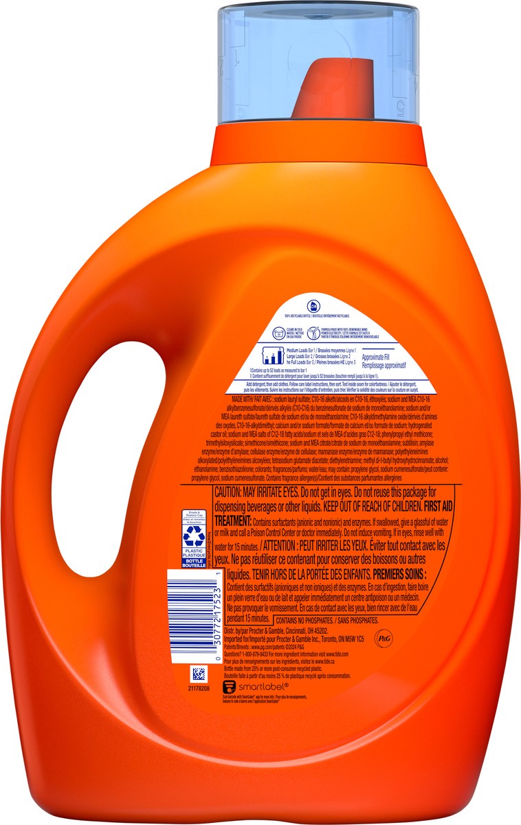 slide 4 of 7, Tide Plus Boost of Ultra Downy Liquid Laundry Detergent, April Fresh Scent, 84 fl oz