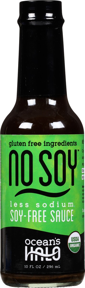 slide 2 of 12, Ocean's Halo No Soy Less Sodium Soy-Free Sauce 10 fl oz, 10 fl oz