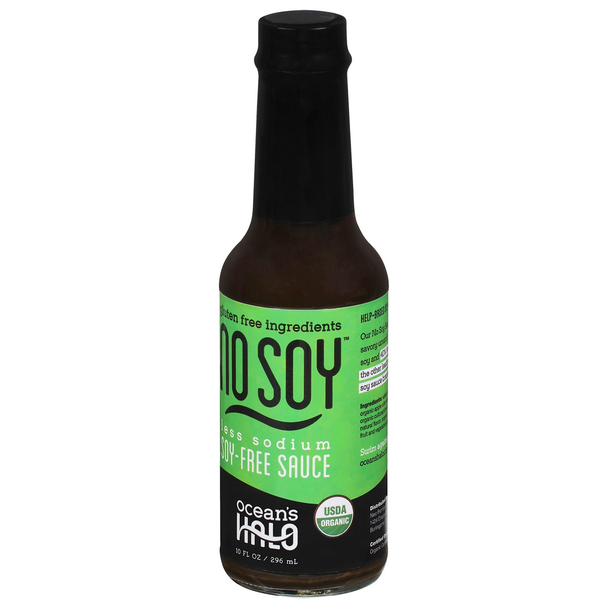 slide 9 of 12, Ocean's Halo No Soy Less Sodium Soy-Free Sauce 10 fl oz, 10 fl oz