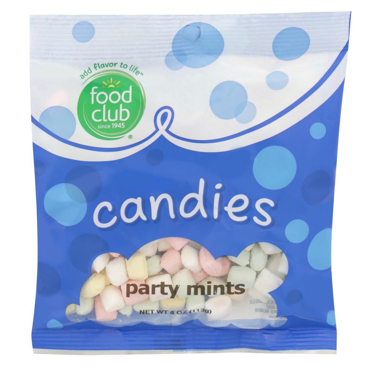 slide 1 of 9, Food Club Party Mints Candies, 4 oz