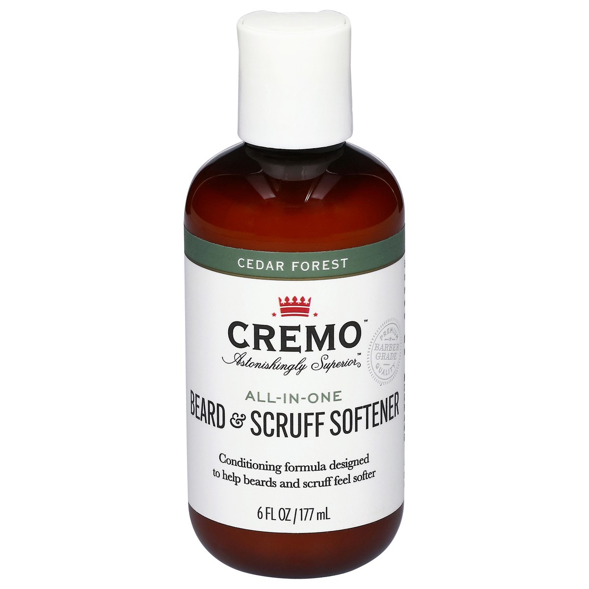 slide 1 of 7, Cremo All-in-One Cedar Forest Beard & Scruff Softener 6 fl oz, 6 oz