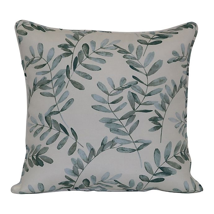 slide 1 of 1, Bee & Willow Home Water Fern Square Indoor/Outdoor Throw Pillow - Green, 1 ct