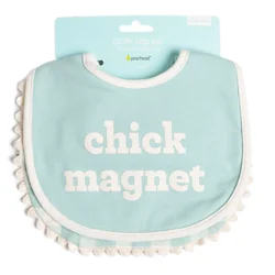 Pearhead Chick Magnet Bib - Set of 2