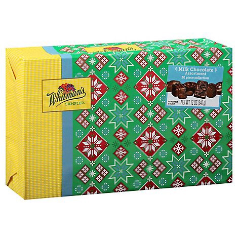slide 1 of 1, Whitman's Whitmans Chocolates Sampler All Milk Assorment- 12 oz, 12 oz
