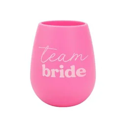 Meijer Bridal Team Bride Stemless Glasses