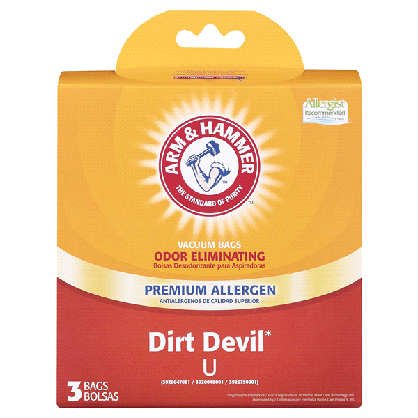 slide 1 of 1, ARM & HAMMER Dirt Devil U Prem Bag, 1 ct