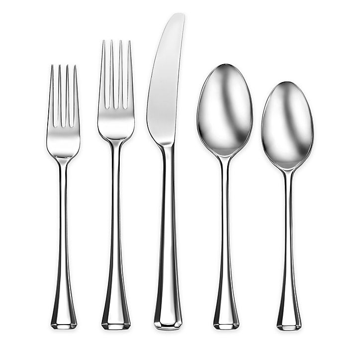 slide 1 of 1, Oneida Faceta Flatware Set, 20 ct