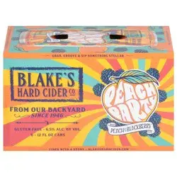Blake's Hard Cider Co. Peach & Blackberry Beer 6 - 12 fl oz Cans