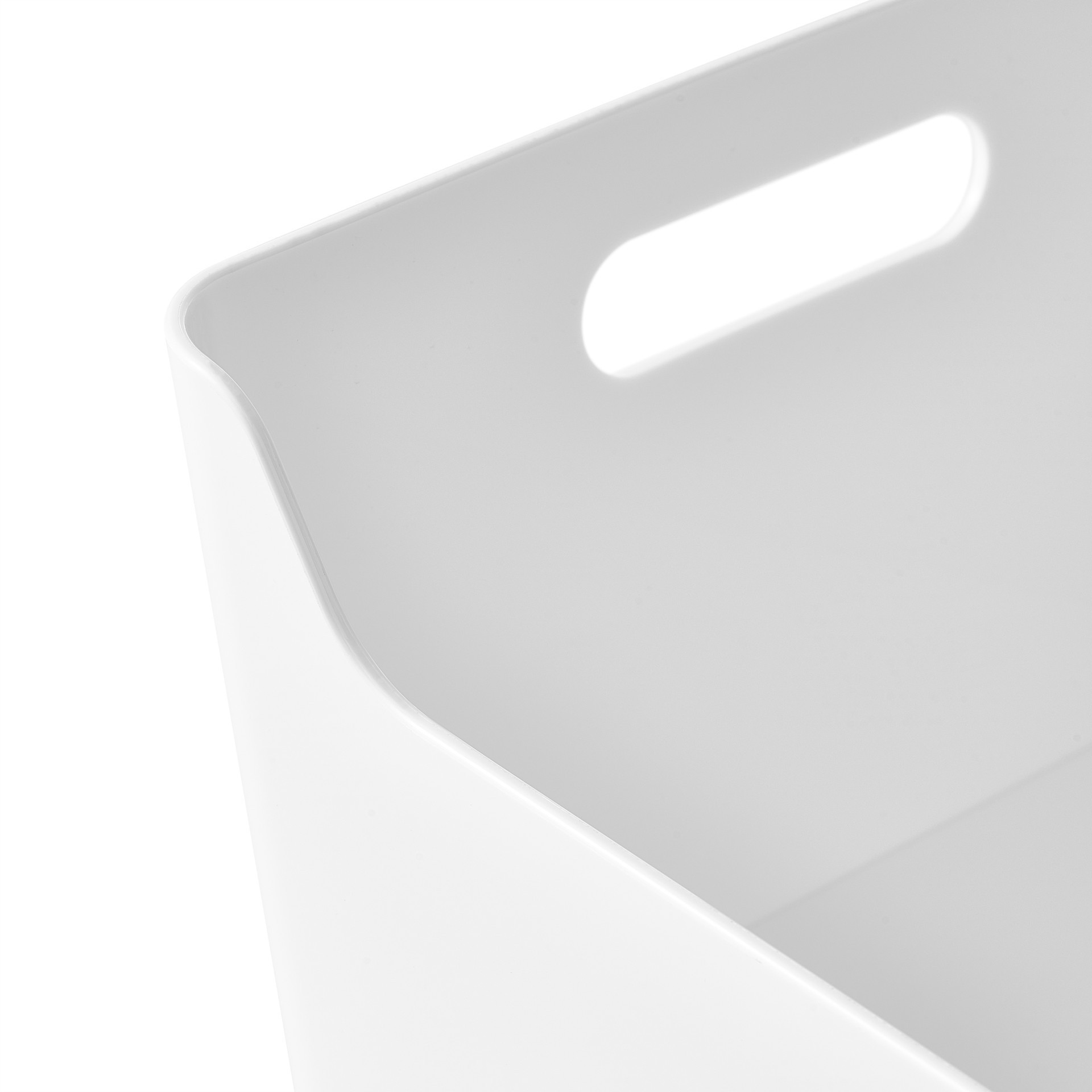 slide 2 of 5, Extra Large White Open Storage Bin By Simply Tidy, 14 in x 12 in x 7 in