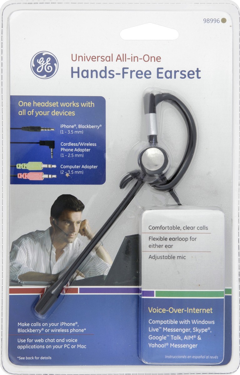 GE Universal All-in-One Hands-Free Headset