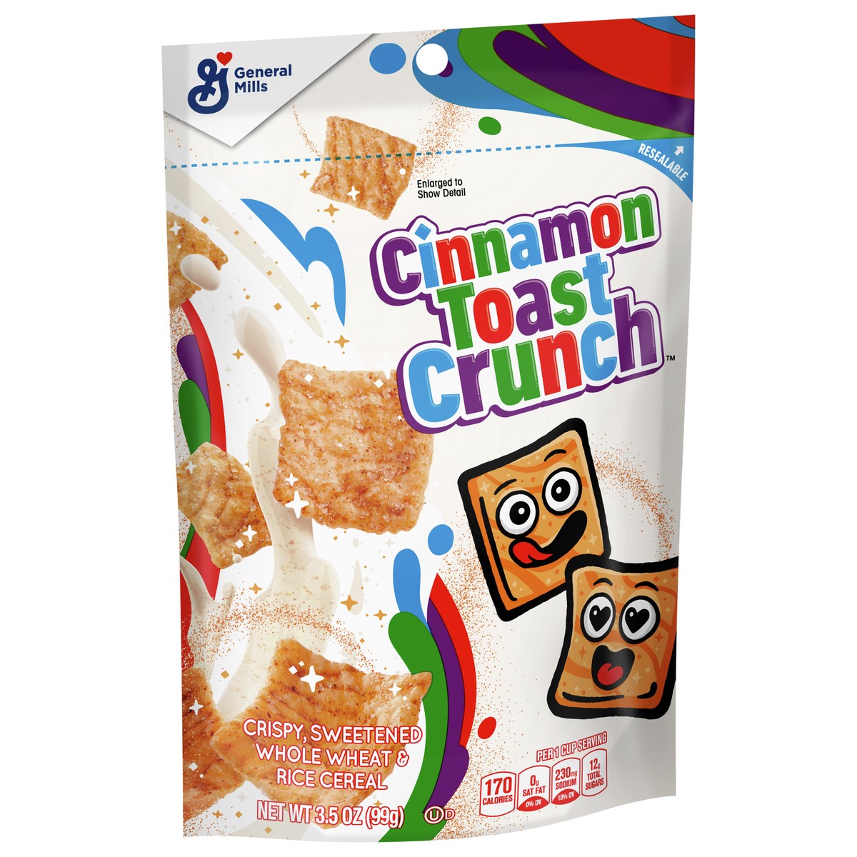 slide 9 of 9, Cinnamon Toast Crunch Cereal Pouch, 3.5 Oz, 1 ct