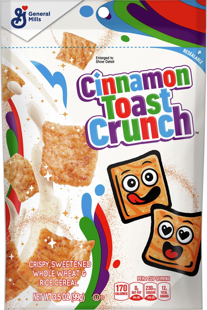 slide 5 of 9, Cinnamon Toast Crunch Cereal Pouch, 3.5 Oz, 1 ct