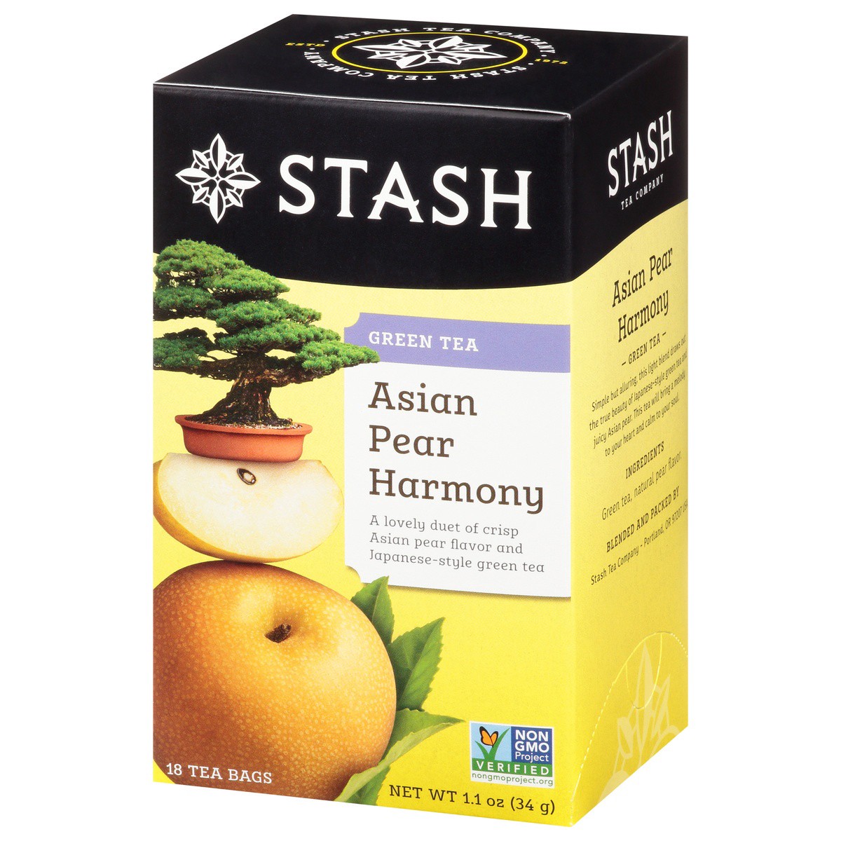 slide 5 of 9, Stash Tea Bags Asian Pear Harmony Green Tea - 18 ct, 18 ct