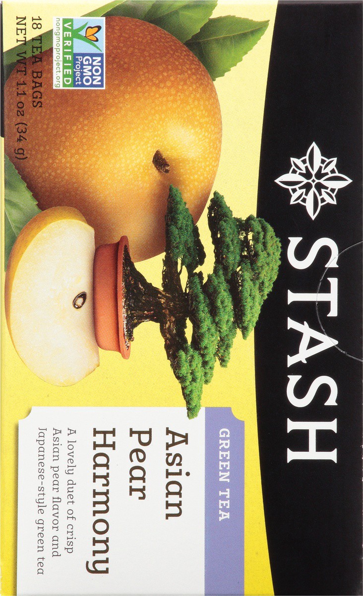 slide 2 of 9, Stash Tea Bags Asian Pear Harmony Green Tea - 18 ct, 18 ct