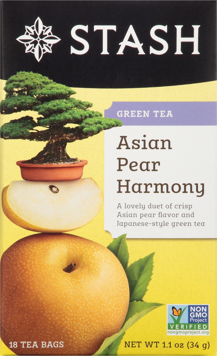 slide 6 of 9, Stash Tea Bags Asian Pear Harmony Green Tea - 18 ct, 18 ct