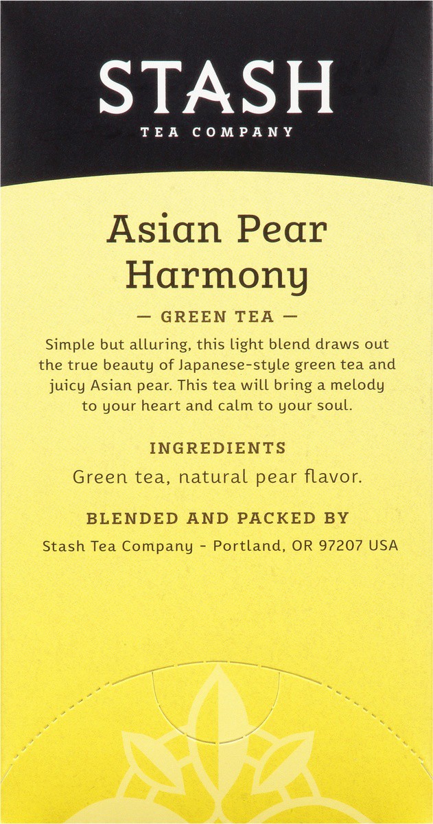 slide 7 of 9, Stash Tea Bags Asian Pear Harmony Green Tea - 18 ct, 18 ct