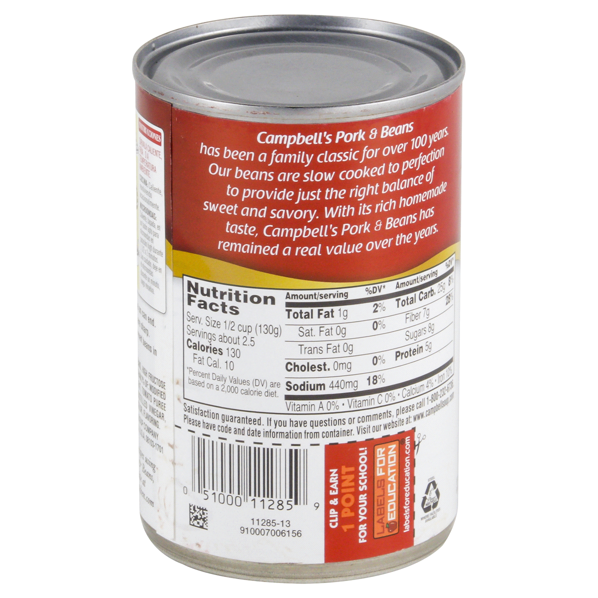 slide 7 of 14, Campbell's Pork And Beans, 11 oz