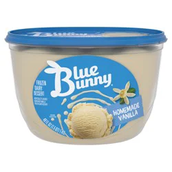 Blue Bunny Premium Homemade Vanilla Frozen Dessert, 48 fl oz