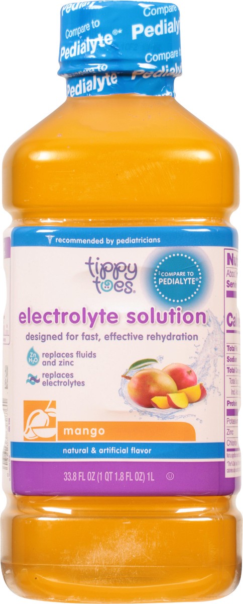 slide 1 of 9, Tippy Toes Mango Electrolyte Solution 33.8 fl oz, 33.8 fl oz